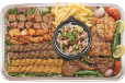 Special Grill Platter With Rice And Bread