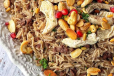 Chicken rice with nuts
