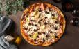 Rustic Four Seasons 12 inch stone baked pizza