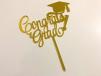 Grduation Topper Gold