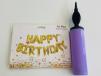 Happy Birthday Foil Balloon With Air Pump