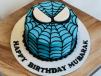 Spiderman Cake Blue