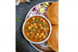 white channa poori