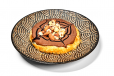 Konafa Topped Crushed Nuts And Topping