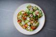 Avocado Toast With Mozzarella And Cherry Tomatoes