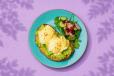 Avocado Toast With Poached Eggs And Hollandaise Sauce