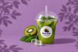 Green kiwi mojito