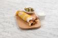 Lebanese Chicken Shawarma Saj Bread Sandwich