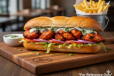 Chicken Tikka Combo Sandwich