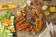 SEAFOOD PLATTER WITH SEABREAM