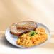Scrambled egg and toast