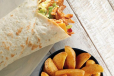 Pulled Chicken Pita or Wrap + 1 regular side