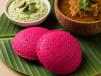 Beetroot Idli - 2pcs