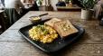 Scrambled Egg With Bread