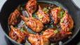 Butter Chicken schezwan Momos  6 PCs