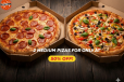 Any 2 Medium Pizzas