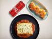 Lasagna Meal with Garlic Bread