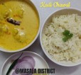 Kadi Pakora and Steam Rice