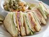 Seafood Club Sandwich