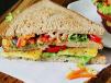 Vegetable Club Sandwich