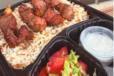 Beef Kabab ( Tikka ) Meal With Rice