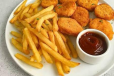Nuggets Plate With Fries