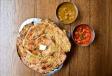 Spl. Laccha Stuffed Kulcha With Cholle.
