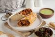 Veg Manchurian Roll .