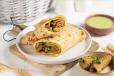 Chicken Seekh Kabab Roll.