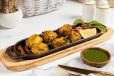 Tandoori Soya Achari Tikka.