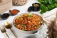 Vegetable Schezwan Fried Rice.