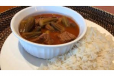 Meat Bamia + White Rice