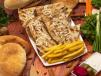 Grilled Arays Meat With Cheese