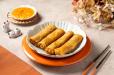 Vegetable Spring Rolls With Mango Salsa (V)