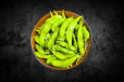 Steamed Edamame With Rock Salt