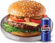 Big Chicken Grill Combo Burger