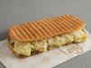 Grilled Halloumi And Pesto Flat Sandwich