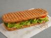 Grilled Mozrella And Pesto Flat Sandwich