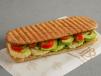 Grilled Halloumi And Avocado Flat Sandwich