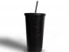 Tumbler 16 Oz Stanless Steel Matte Black