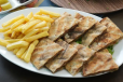 Arayes meat