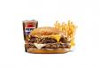 Cheese Steak Burger Combo - Medium