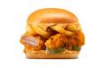Curly Santa Fe Chicken  Sandwich