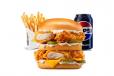 Double Hardee Chicken Combo- Medium
