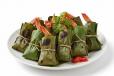 Grilled shrimps Wrapped in Banana Leaves