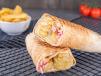 French Fries With Arabic Bread