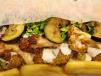 Falafel Deluxe Saj Sandwich