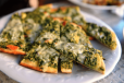Spinach And Cheese Manakeesh