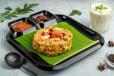 Sambar Rice and Spicy Mooru