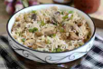 mushroom fried rice